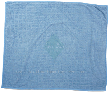 China Bulk Custom microfiber bath towels Structure Towels Factory Bespoke Blue Extral Large Microfiber Fast Dry Bathroom Towel Sheet Wholesale Supplier